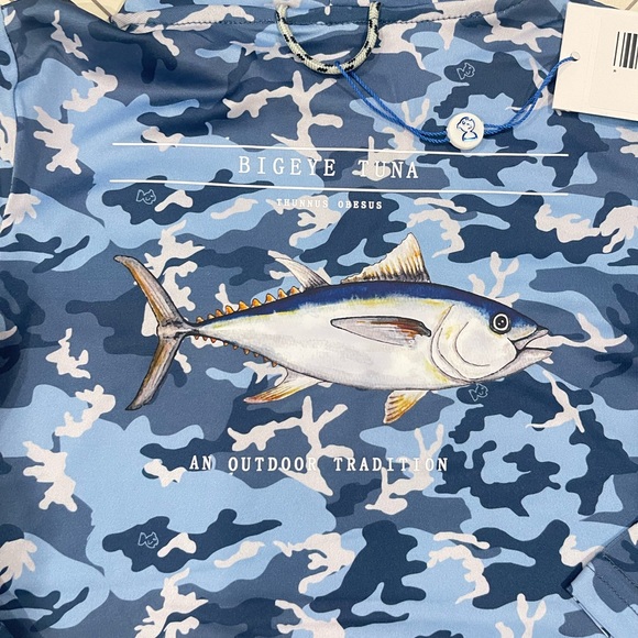 NWT Prodoh Blue Camo Pro Performance Hoodie T-shirt - Picture 9 of 12